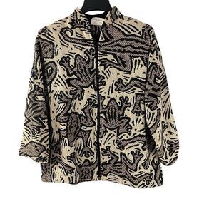 Maxson Tapestri Vintage Full Zip Frog Gecko Jacket One Size Cotton USA